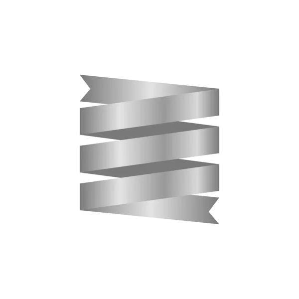 Illustration vectorielle de ruban ou de bannière. Bannière de ruban vectoriel plat — Image vectorielle