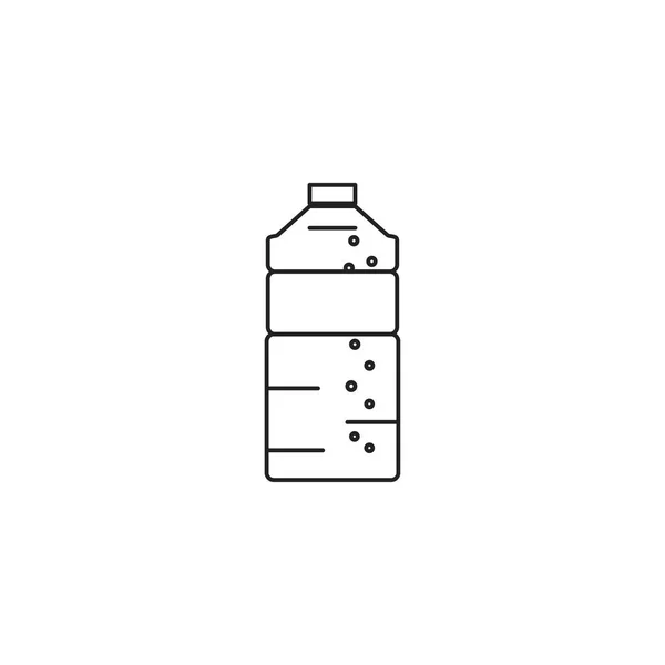 Icono de botella vector, ilustración sobre un fondo aislado — Vector de stock