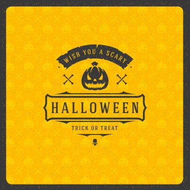 Cadılar Bayramı vektör illüstrasyonu