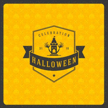 Cadılar Bayramı vektör illüstrasyonu