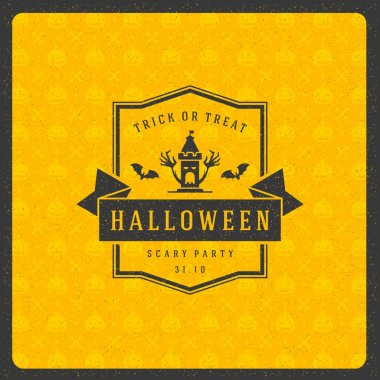 Cadılar Bayramı vektör illüstrasyonu