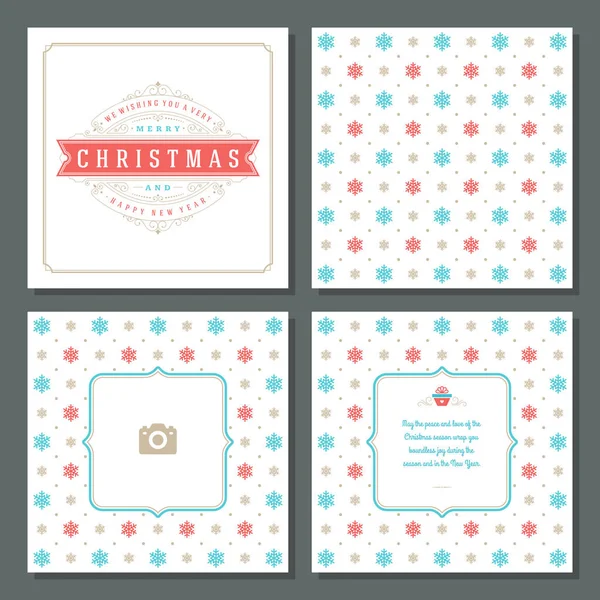 Noel tebrik kartı vektör tasarım ve desen arka plan