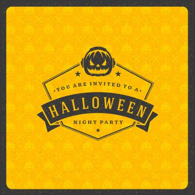 Cadılar Bayramı kutlama vektör çizim