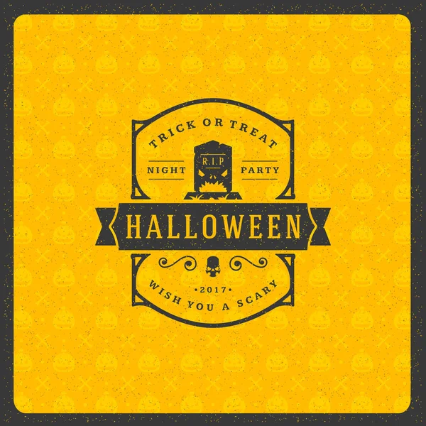 Halloween celebration vector illustration — Stock Vector