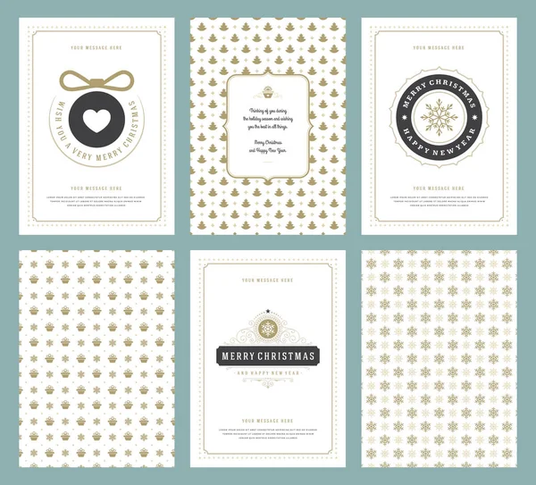 Merry Christmas tebrik kartları şablonları ve desenler