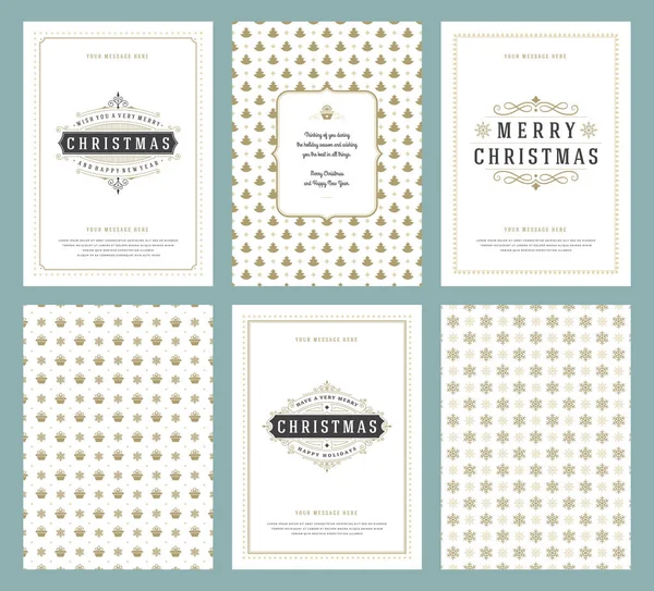 Merry Christmas tebrik kartları şablonları ve desenler