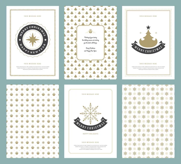 Merry Christmas tebrik kartları şablonları ve desenler