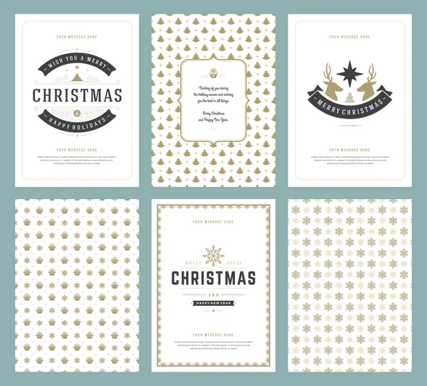 Merry Christmas tebrik kartları şablonları ve desenler