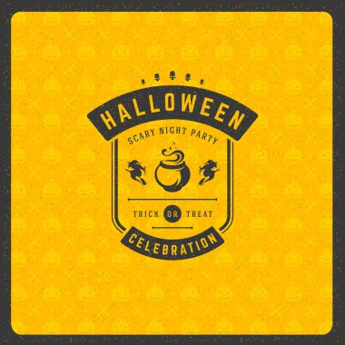 Cadılar Bayramı kutlama vektör çizim