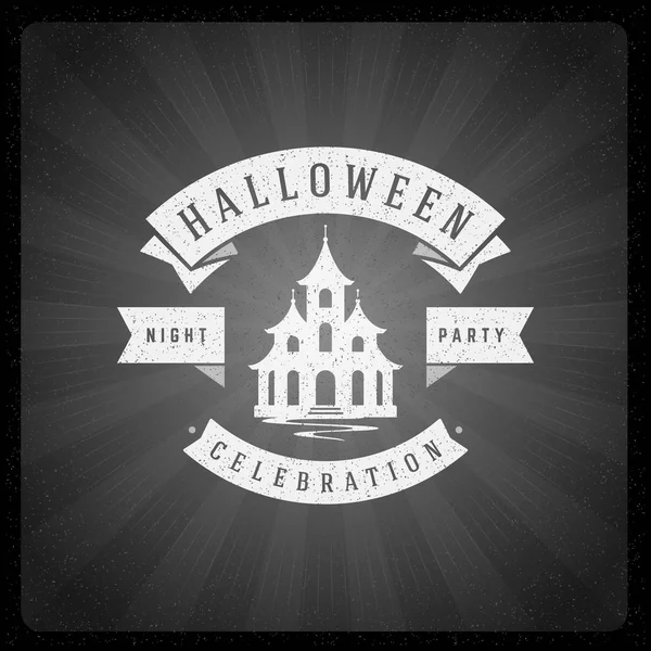 Cadılar Bayramı vektör çizim üzerinde ekran biten film