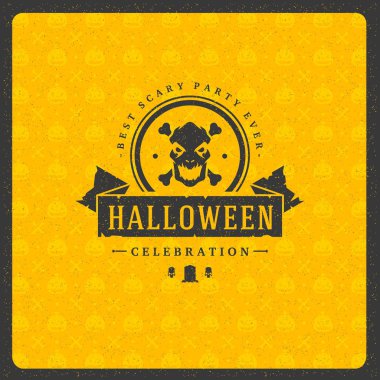 Cadılar Bayramı kutlama vektör çizim