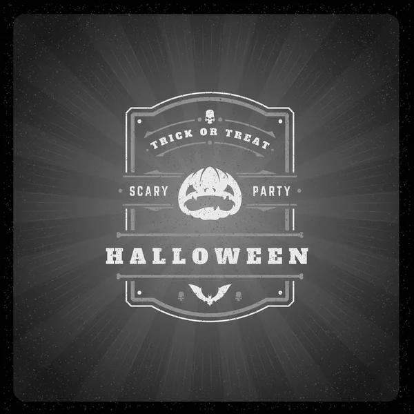 Cadılar Bayramı vektör çizim üzerinde ekran biten film