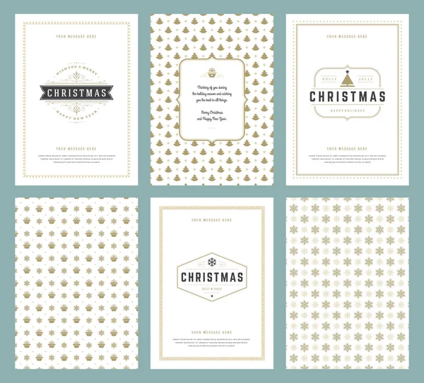 Neşeli Noel tebrik kartları şablonları ve desenler arka planlar