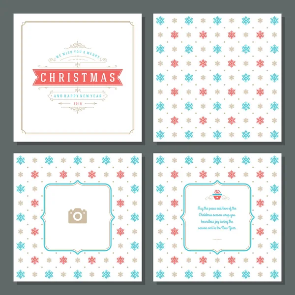 Noel tebrik kartı vektör tasarım ve desen arka plan