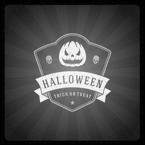 Cadılar Bayramı vektör çizim üzerinde ekran biten film