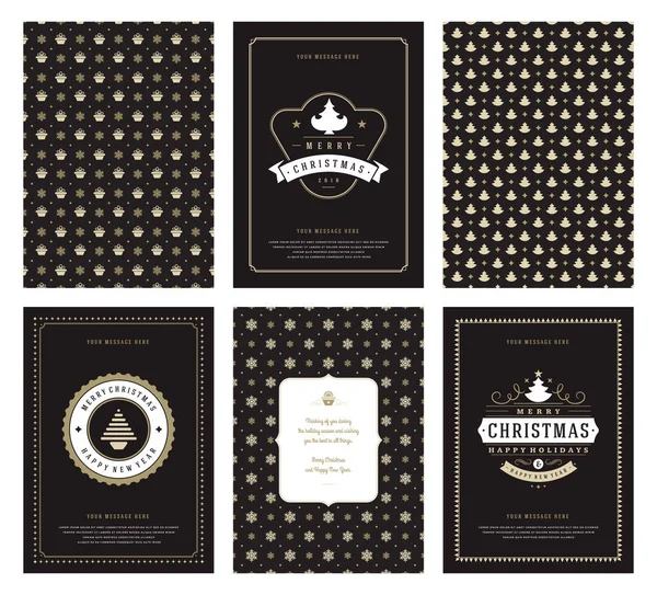 Neşeli Noel tebrik kartları şablonları ve desenler arka planlar