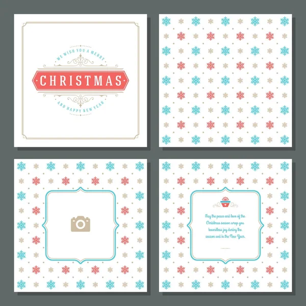 Noel tebrik kartı vektör tasarım ve desen arka plan