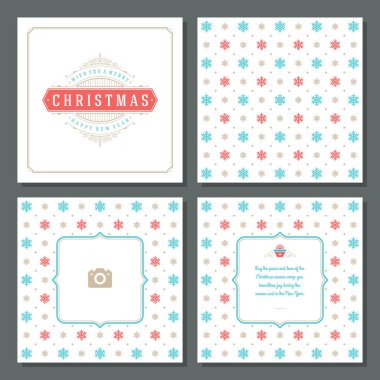 Noel tebrik kartı tasarımı ve şablon geçmişi, Mutlu Noeller dilekleri ve aile fotoğrafı.