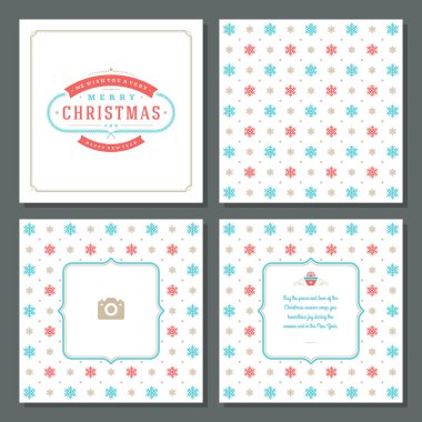 Noel tebrik kartı tasarımı ve şablon geçmişi, Mutlu Noeller dilekleri ve aile fotoğrafı.