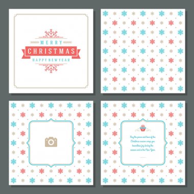 Noel tebrik kartı tasarımı ve şablon geçmişi, Mutlu Noeller dilekleri ve aile fotoğrafı.