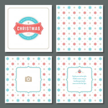 Noel tebrik kartı tasarımı ve şablon geçmişi, Mutlu Noeller dilekleri ve aile fotoğrafı.