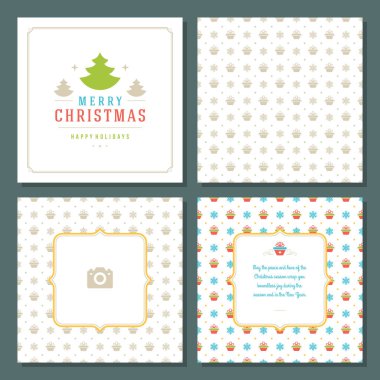 Noel tebrik kartı tasarımı ve şablon geçmişi, Mutlu Noeller dilekleri ve aile fotoğrafı.