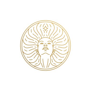 İnce çizgilerle çizilmiş el ele kadın logosu.