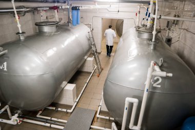 Yatay depolama tankları.