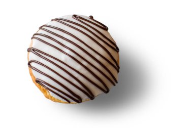 Beyaz buzlanma ile bisküvi.