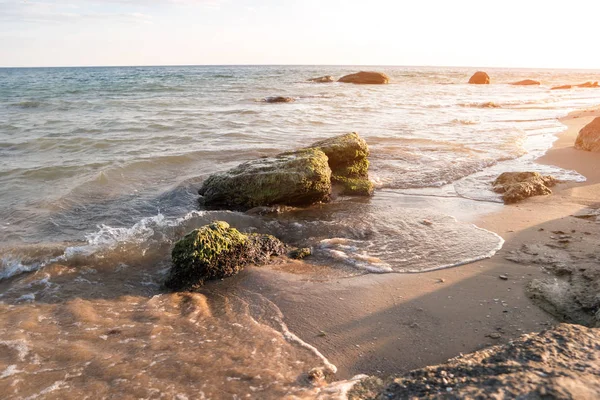 Stenen op de kust. — Stockfoto
