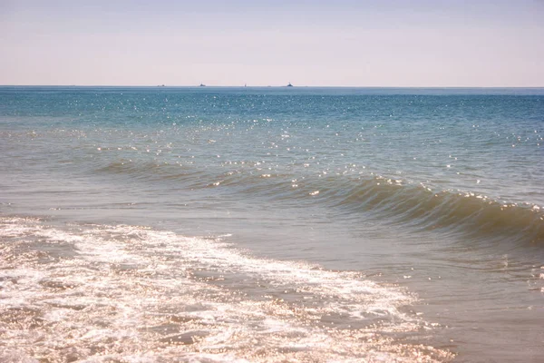 Sea with cloudless sky. — Stock Photo, Image