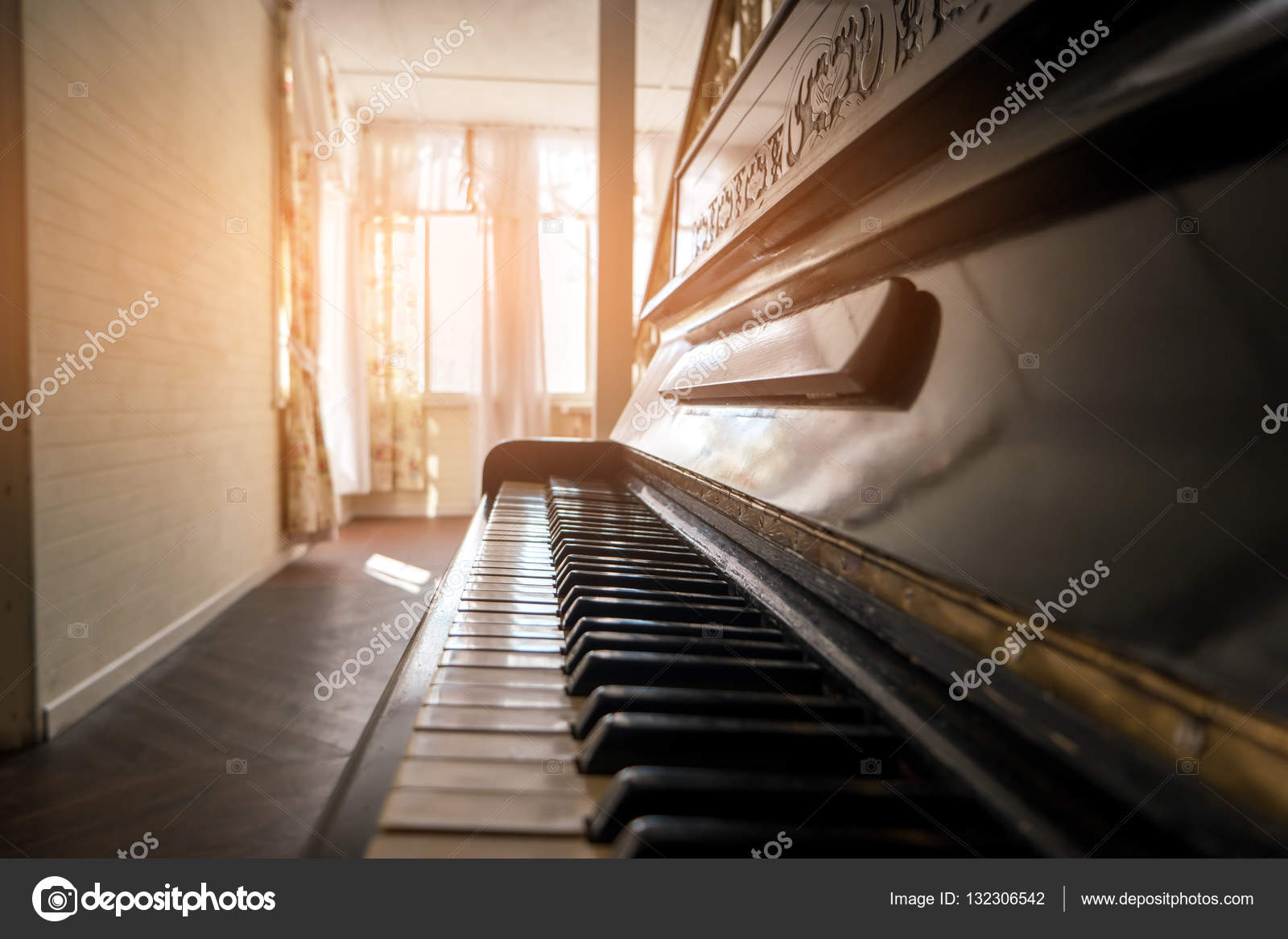 Instrument with piano on side deals