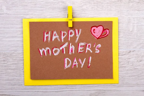 Gratulálunk kártya anyák napja. — Stock Fotó