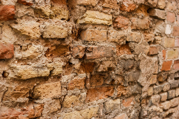 Old damaged wall.