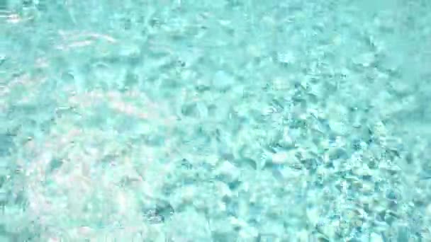 Textura de agua azul claro . — Vídeos de Stock