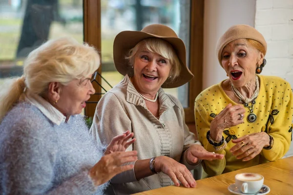 Three senior women. — Stock Photo, Image