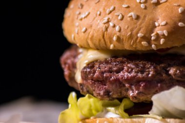 Burger Close-Up.