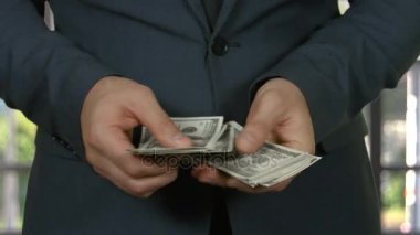 Eller adamın dolar sayma.