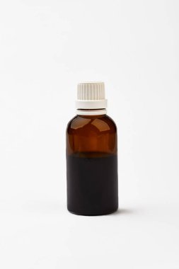 Öksürük şurubu ile şişe.