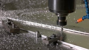 Metal Frezeleme makinesi içinde hareket.