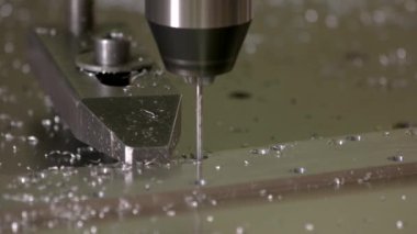 CNC makine çalışma.