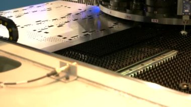 CNC delme makinesi yakın çekim.