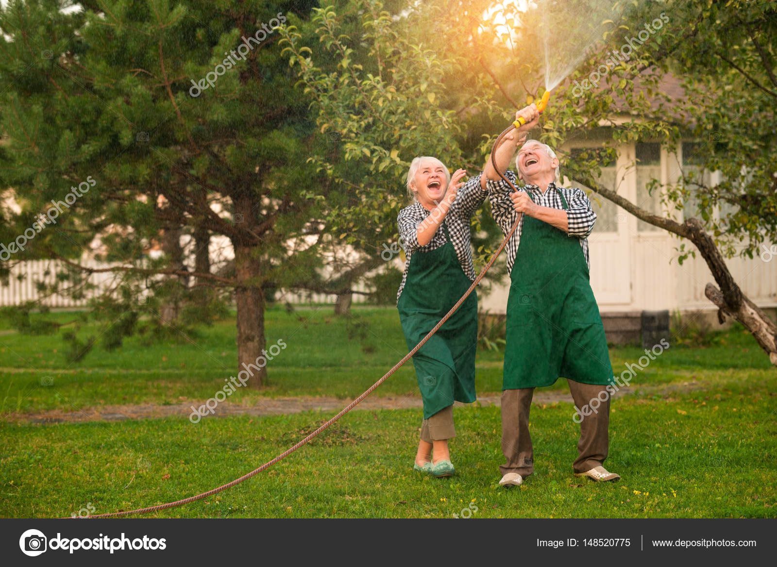 Elderly people having fun. Stock Photo by ©Denisfilm 148520775