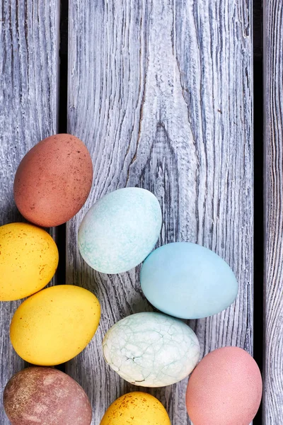 Група кольорових яєць . — стокове фото