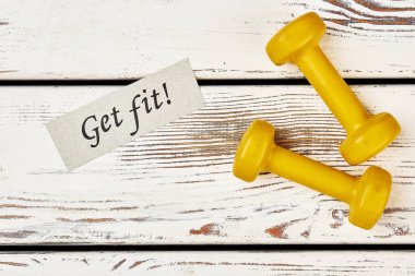 Dambıl ve motivasyon kartı.