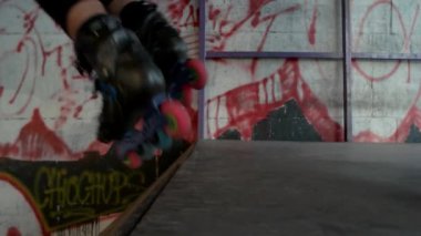 Rollerbladers uyuşuk feet.