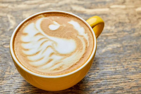 Cygne Latte art . — Photo