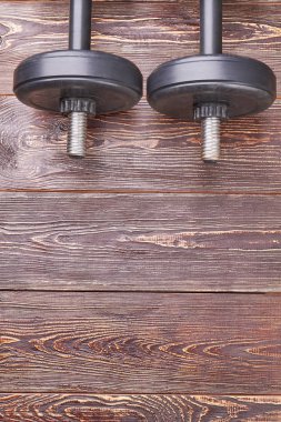 Dikey dumbbells görüntü, kopya alanı.