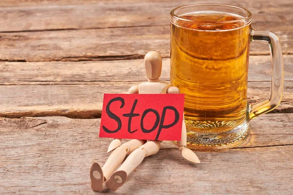 Bira bağımlılığı nasıl durdurmak için. — Stok fotoğraf