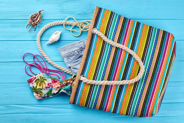 Bolso textil moderno para mujer . — Foto de Stock